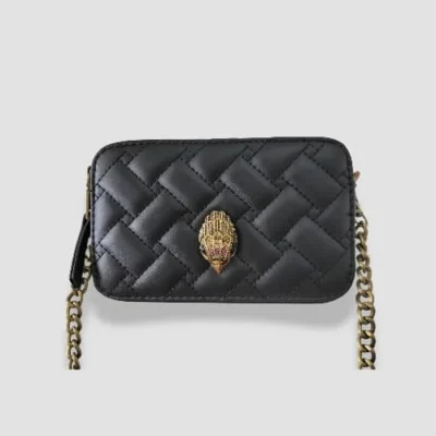 crossbody negro con cadena