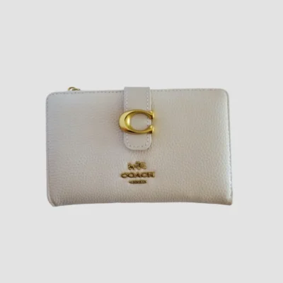 cartera tipo billetera color hueso