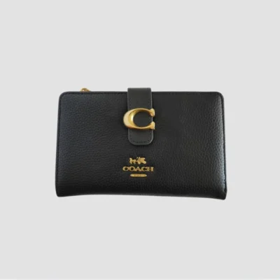 cartera tipo billetera negra